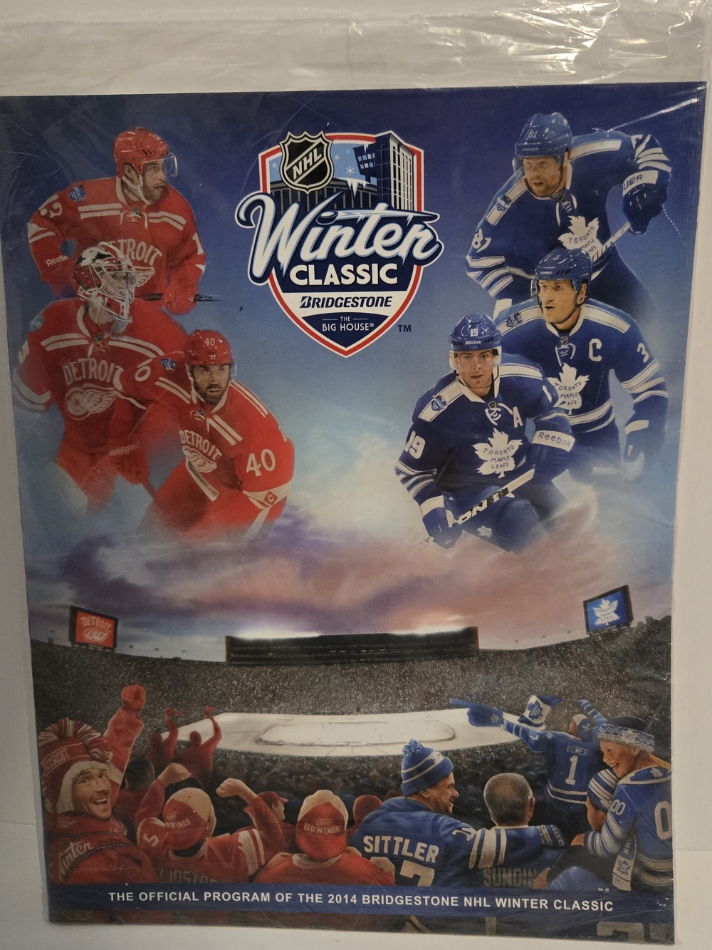 2014 NHL Winter Classic Toronto Maple Leafs Detroit Red Wings Game Day Program